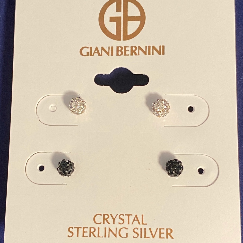Giani Bernini Crystal Ball Earrings